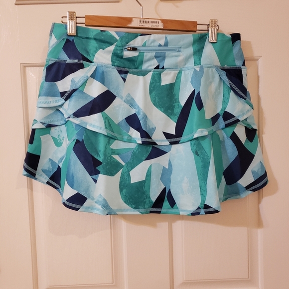 ID Ideology Plus Size Printed Flounce Skort - Size Large - Picture 3 of 7
